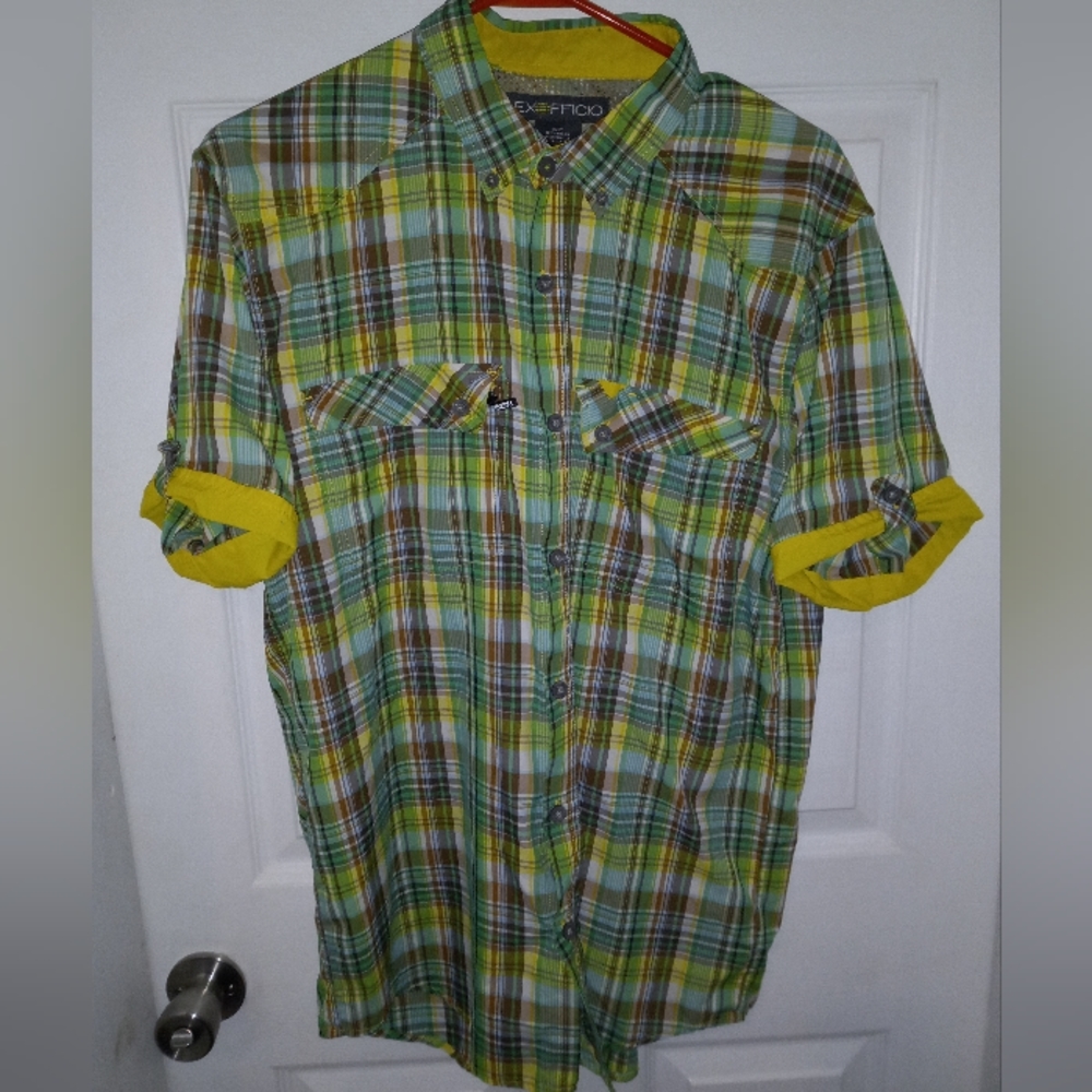 ExOfficio Men's Air Strip Button Down Shirt